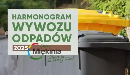 Gmina Miękinia: Harmonogram odbioru odpadów w 2025 roku