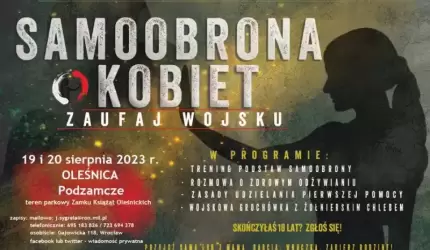 „Samoobrona kobiet – zaufaj wojsku” – ruszają zapisy na bezpłatne treningi