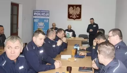 Wyniki i priorytety czyli odprawa roczna w Komendzie Powiatowej Policji