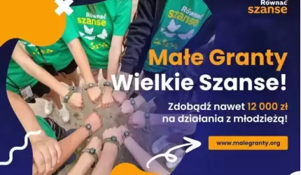 12 tys. zł na zajęcia dla młodzieży – napisz wniosek, uzyskaj grant