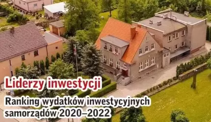 Gmina Udanin najlepsza w powiecie pod względem wydatków inwestycyjnych