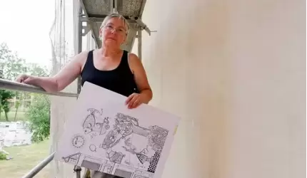 Kolejny wyjątkowy, powiatowy mural już w przygotowaniu. Będzie pięknie!