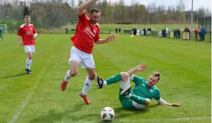 Pogoń Miękinia wygrywa z liderem [fotogaleria]