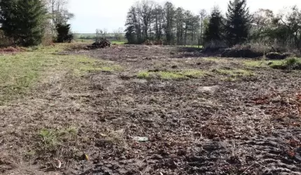 Przygotowanie terenu pod Północną Obwodnicę Środy Śląskiej