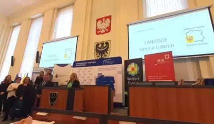 Gmina Udanin na I miejscu w kategorii Lider Zmian!