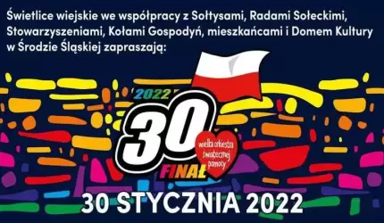 ZAGRAJCIE Z NAMI W 30. FINALE WOŚP! Sztab DK Środa Śląska i świetlice wiejskie dla WOŚP