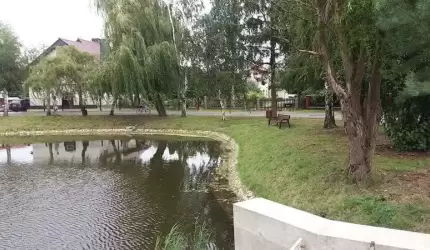 Pięknie nad stawem w Juszczynie dzięki mieszkańcom i grantowi ANZŚ