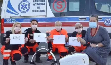 Dar od mieszkańców już na wyposażeniu średzkiego pogotowia