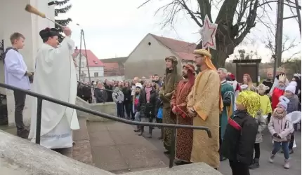 Orszak Trzech Króli na trasie Przedmoście - Święte