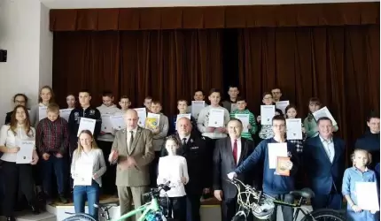 Młodzież zapobiega pożarom w gminie Miękinia