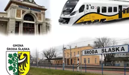 Ze Środy Śląskiej pociągiem na Dworzec Świebodzki