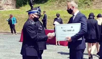 Kolejny nowy wóz strażacki dla OSP z terenu gminy Udanin