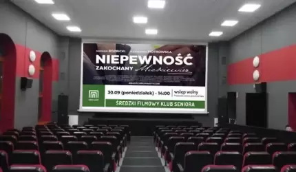 Średzki Filmowy Klub Seniora wraca po przerwie wakacyjnej i zaprasza!