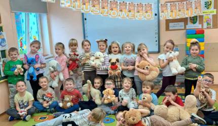 Dzień Pluszowego Misia w Przedszkolu Publicznym nr 1 w Środzie Śląskiej