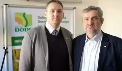 Wójt gminy Udanin na spotkaniu z ministrem rolnictwa