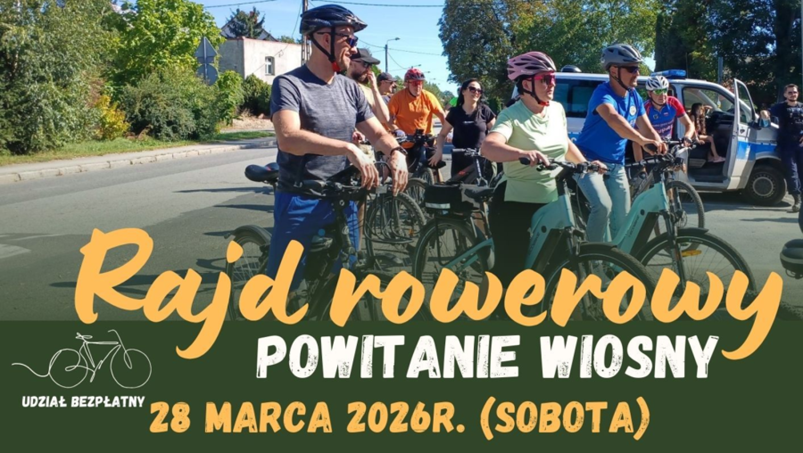 Powitajmy wiosnę na dwóch kółkach! Zapraszamy na bezpłatny rajd rowerowy