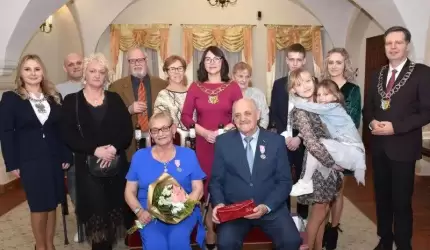 Państwo Halina i Czesław - "Złota Para" z Chwalimierza