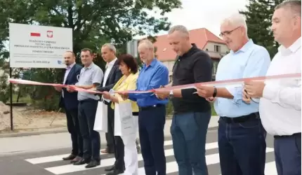 Powiat Średzki: Droga w Osieku uroczyście otwarta