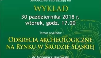 Odkrycia archeologiczne na rynku w Środzie Śląskiej