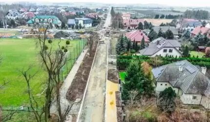 Trwa przebudowa drogi Lutynia-Zakrzyce-Gałów