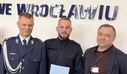 Kolejny funkcjonariusz zasilił szeregi średzkiej Policji