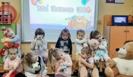 Dzień Pluszowego Misia w Przedszkolu w Ciechowie