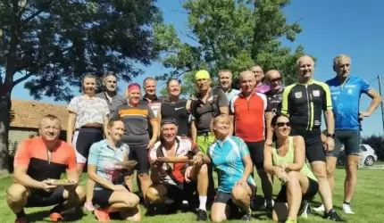 Rowerzyści ze Środy Śląskiej i okolic wsparli zbiórkę na rzecz Pani Kasi