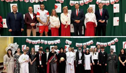 Obchody Święta Niepodległości w Szkole Podstawowej w Ujeździe Górnym