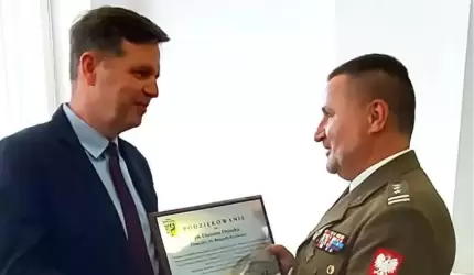 Pierwsza rocznica powstania 10. Wrocławskiej Brygady Łączności z udziałem Przewodniczącego Rady Miejskiej Andrzeja Bielskiego