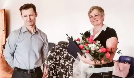 Pani Stanisława po ponad 30 latach pracy odchodzi na zasłużoną emeryturę