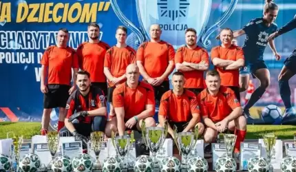 Nie tylko służba, ale i serce – średzcy policjanci zagrali w szczytnym celu