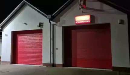 Nowa brama w remizie OSP Rakoszyce