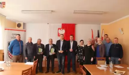 Spotkanie sołtysów z terenu Gminy Udanin