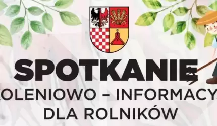 Spotkanie szkoleniowo-informacyjne dla rolników w Gminie Udanin
