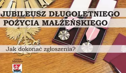 Jak dokonać zgłoszenia Jubileuszu długoletniego pożycia małżeńskiego?