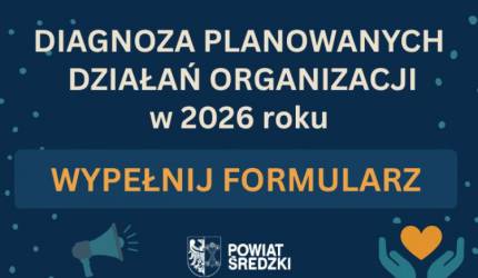 NGO 2026: powiat-sredzki konsultuje nowy program współpracy