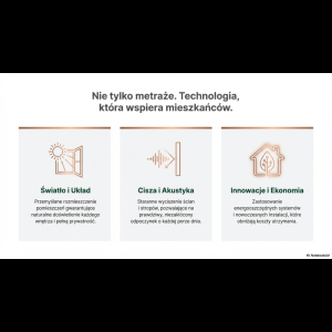 Image discusses technology enhancing living spaces through light, sound, and energy efficiency.