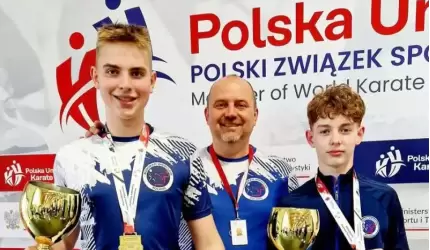 Mistrzowie Polski! Absolwenci ZSP Lutynia triumfują w karate WKF