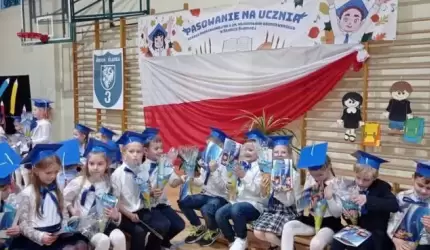 Pasowanie na ucznia w średzkiej "trójce"