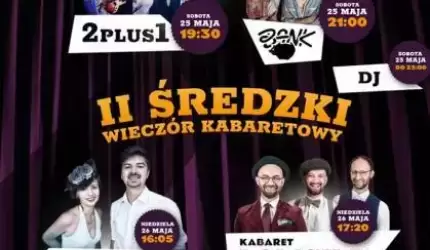 Średzki Wieczór Kabaretowy i Koncert Muzycznej Gwiazdy!