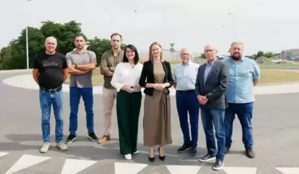 Środa Śląska z nową drogą – zakończono budowę ul. Jabłkowej i infrastruktury towarzyszącej