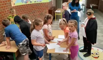 KODY QR i ESCAPE ROOM czyli Dzień Dziecka w Szkole Podstawowej w Ciechowie