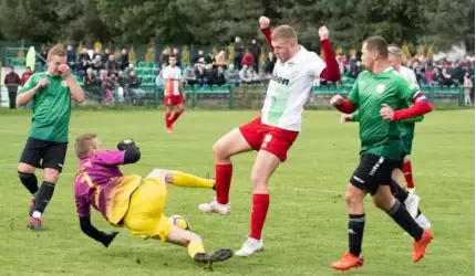 Polonia Środa Śląska przegrywa w Lubiążu [fotorelacja]