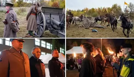 Widowiskowe i patriotyczne obchody Święta Niepodległości w Miękini [zdjęcia]