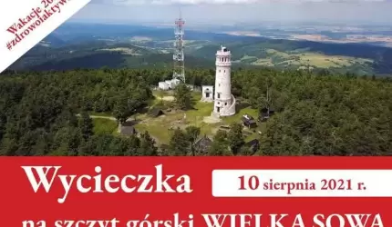 Wójt Gminy Udanin zaprasza na wycieczkę na Wielką Sowę