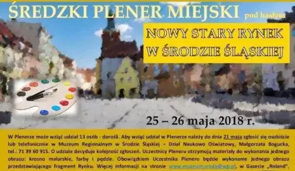 Plener miejski – nowy stary rynek w Środzie Śląskiej