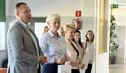 Wójt Gminy Udanin z wizytą w szkołach podstawowych