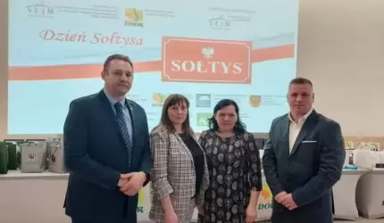 Przedstawiciele Gminy Udanin na uroczystych obchodach Dnia Sołtysa