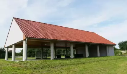 Budowa wiaty rekreacyjnej w Ciechowie z dofinansowaniem Stowarzyszenia Aglomeracja Wrocławska