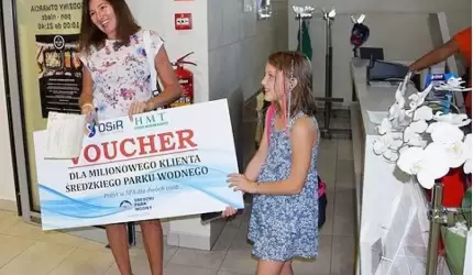 Milionowy Klient Średzkiego Parku Wodnego